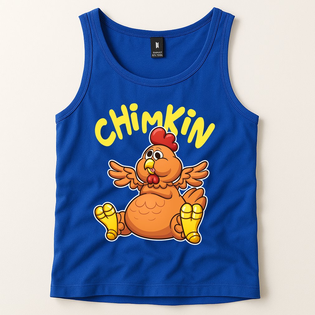 Funny Chimkin Meme Chunky Chicken Tank Top