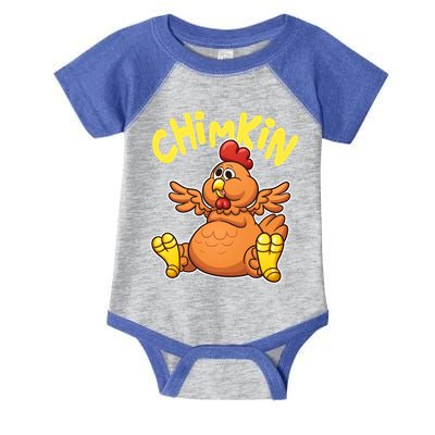 Funny Chimkin Meme Chunky Chicken Infant Baby Jersey Bodysuit