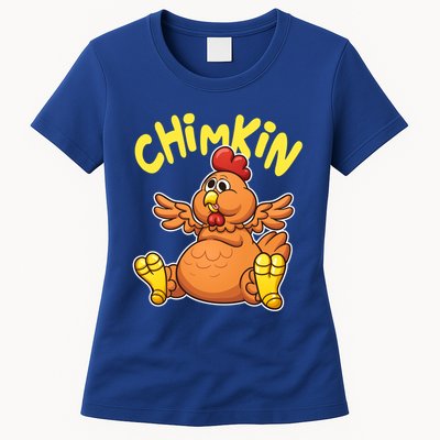 Funny Chimkin Meme Chunky Chicken Womens T-Shirt