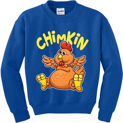 Funny Chimkin Meme Chunky Chicken Kids Sweatshirt