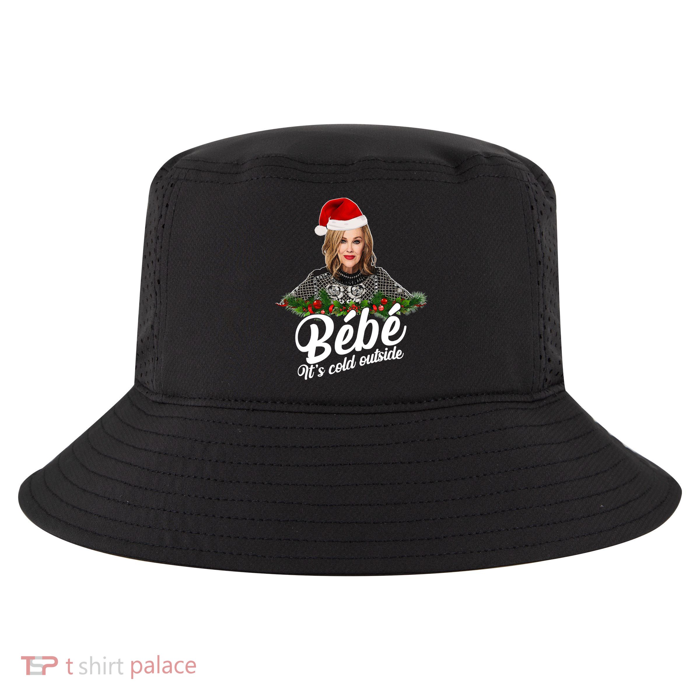 Funny Christmas Bebe It's Cold Outside  Cool Comfort Performance Bucket Hat