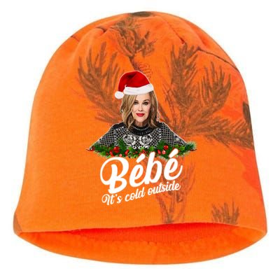 Funny Christmas Bebe It's Cold Outside  Kati - Camo Knit Beanie