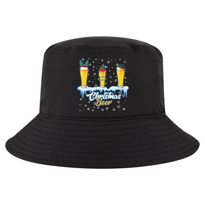 Funny Christmas Beer Cool Comfort Performance Bucket Hat