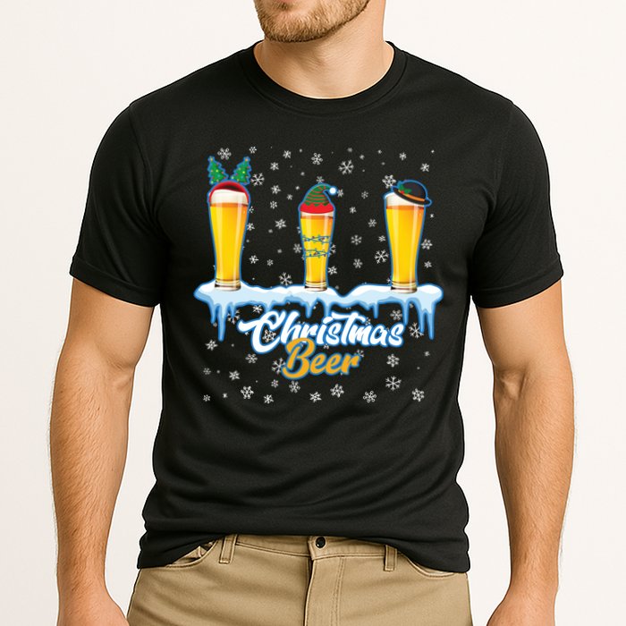 Funny Christmas Beer Performance Shirt