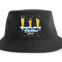 Funny Christmas Beer Sustainable Bucket Hat