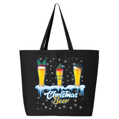 Funny Christmas Beer 25L Jumbo Tote