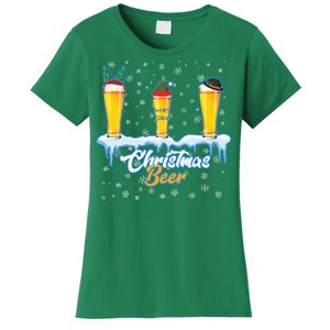 Funny Christmas Beer Women's T-Shirt