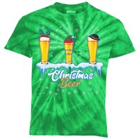 Funny Christmas Beer Kids Tie-Dye T-Shirt