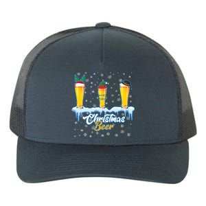 Funny Christmas Beer Yupoong Adult 5-Panel Trucker Hat