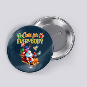 Funny Christmas Cats For Everyone Santa Claus Button