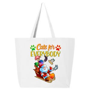 Funny Christmas Cats For Everyone Santa Claus 25L Jumbo Tote