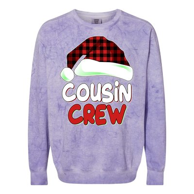 Funny Christmas Cousin Crew Matching Family Shirts Colorblast Crewneck Sweatshirt