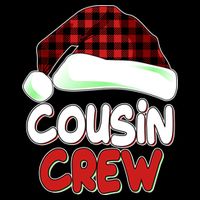 Funny Christmas Cousin Crew Matching Family Shirts Drawstring Bag