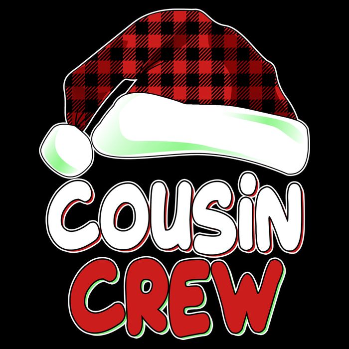 Funny Christmas Cousin Crew Matching Family Shirts Drawstring Bag