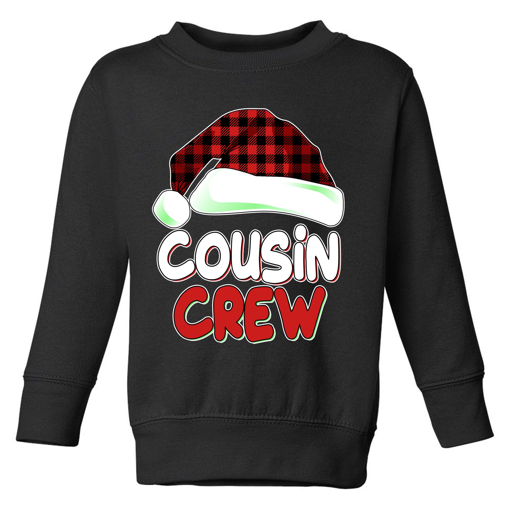 Funny Christmas Cousin Crew Matching Family Shirts Toddler Sweatshirt