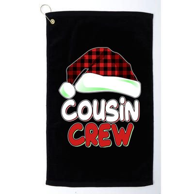 Funny Christmas Cousin Crew Matching Family Shirts Platinum Collection Golf Towel