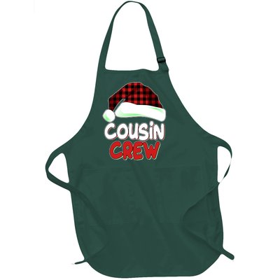 Funny Christmas Cousin Crew Matching Family Shirts Full-Length Apron With Pockets