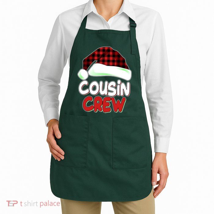 Funny Christmas Cousin Crew Matching Family Shirts Apron