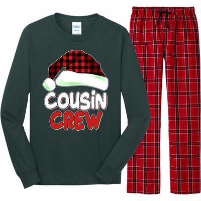 Funny Christmas Cousin Crew Matching Family Shirts Long Sleeve Pajama Set