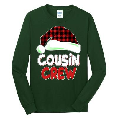 Funny Christmas Cousin Crew Matching Family Shirts Tall Long Sleeve T-Shirt