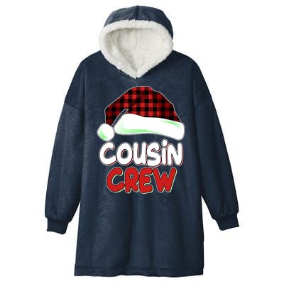 Funny Christmas Cousin Crew Matching Family Shirts Hooded Wearable Blanket