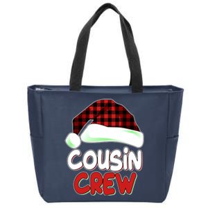 Funny Christmas Cousin Crew Matching Family Shirts Zip Tote Bag