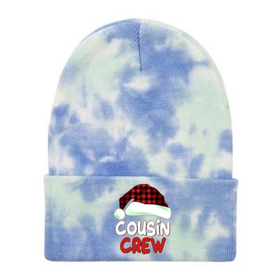 Funny Christmas Cousin Crew Matching Family Shirts Tie Dye 12in Knit Beanie