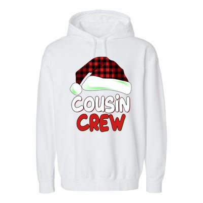 Funny Christmas Cousin Crew Matching Family Shirts Garment-Dyed Fleece Hoodie