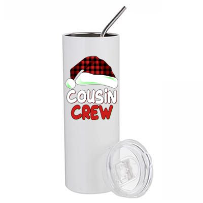 Funny Christmas Cousin Crew Matching Family Shirts Stainless Steel Tumbler