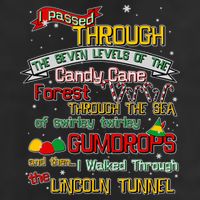 Funny Christmas Elf Map Adult Drive Performance Visor