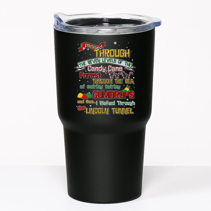Funny Christmas Elf Map Tumbler