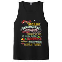 Funny Christmas Elf Map PosiCharge Competitor Tank