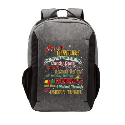 Funny Christmas Elf Map Vector Backpack