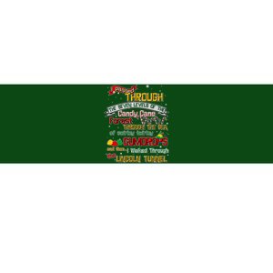 Funny Christmas Elf Map Bumper Sticker