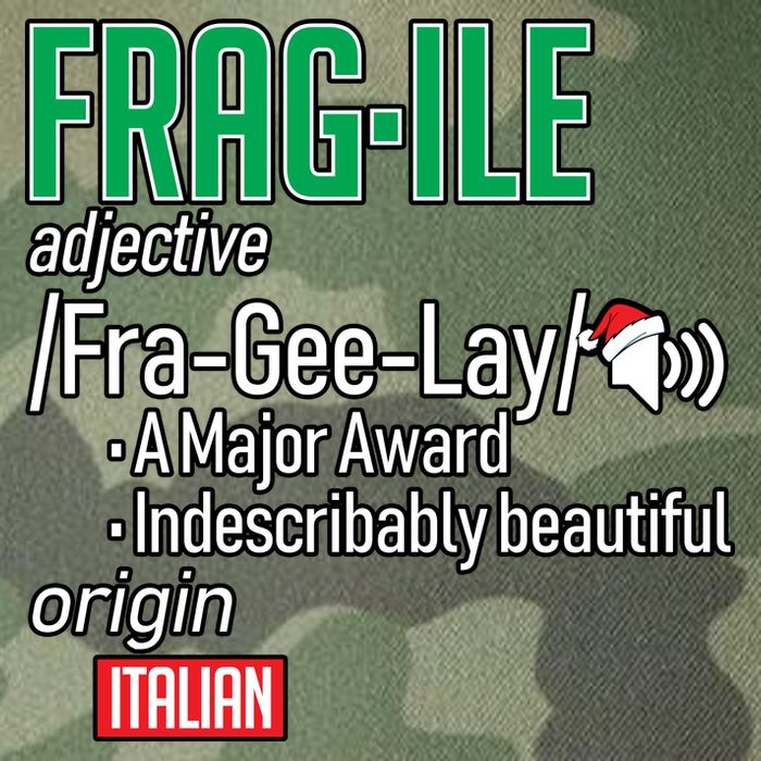 Funny Christmas Fragile Definition  Legacy Tie Dye Trucker Hat