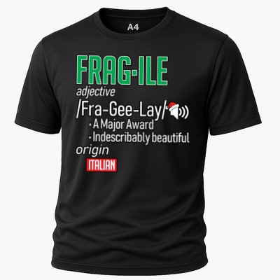 Funny Christmas Fragile Definition  Performance Shirt