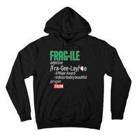 Funny Christmas Fragile Definition  Hoodie