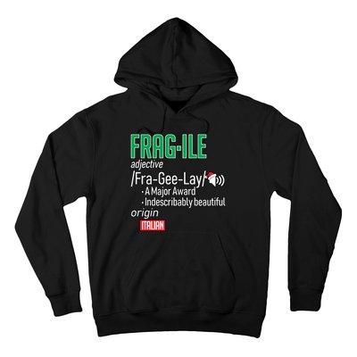 Funny Christmas Fragile Definition  Hoodie