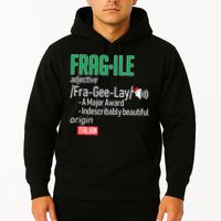Funny Christmas Fragile Definition  Hoodie