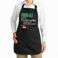 Funny Christmas Fragile Definition  Apron