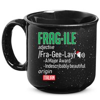 Funny Christmas Fragile Definition  15oz Campfire Ceramic Mug