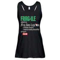 Funny Christmas Fragile Definition  Ladies Essential Flowy Tank