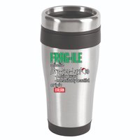 Funny Christmas Fragile Definition  16oz Travel Tumbler