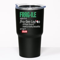 Funny Christmas Fragile Definition  Tumbler