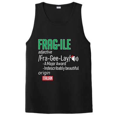 Funny Christmas Fragile Definition  PosiCharge Competitor Tank