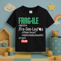 Funny Christmas Fragile Definition  Toddler T-Shirt