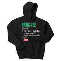 Funny Christmas Fragile Definition  Kids Hoodie