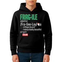 Funny Christmas Fragile Definition  Kids Hoodie