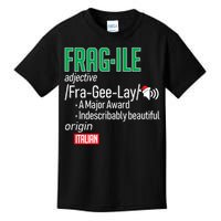 Funny Christmas Fragile Definition  Kids T-Shirt