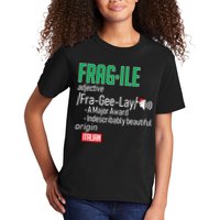Funny Christmas Fragile Definition  Kids T-Shirt